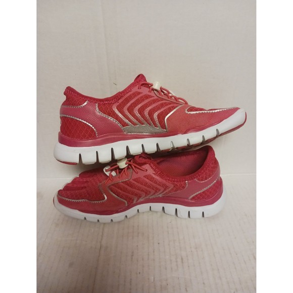 Fila Sport Skele-Toes Leap Pink Minimalist Slip-On Running Shoe Womens Size 6 M - Picture 5 of 6